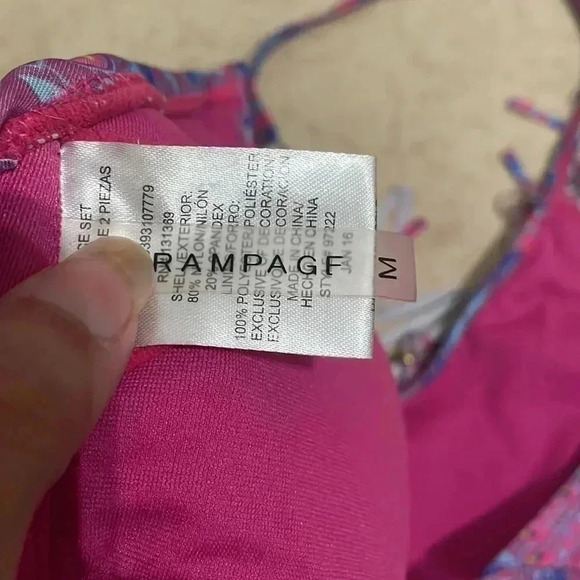 Rampage Bikini Top Size M - Picture 3 of 5